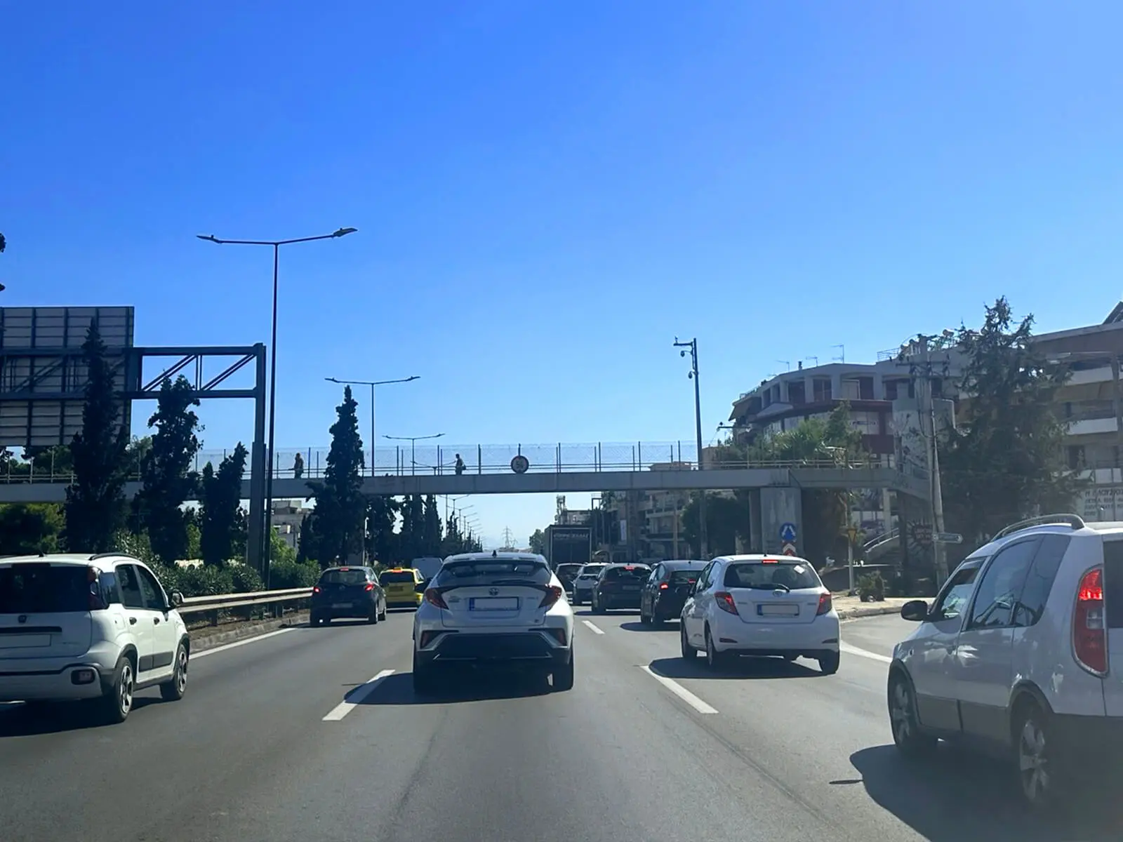 Athens traffic